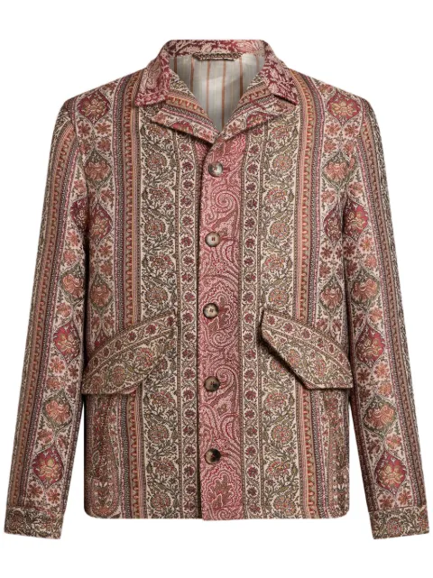 ETRO printed shirt jacket Red MRBA006999TPE01