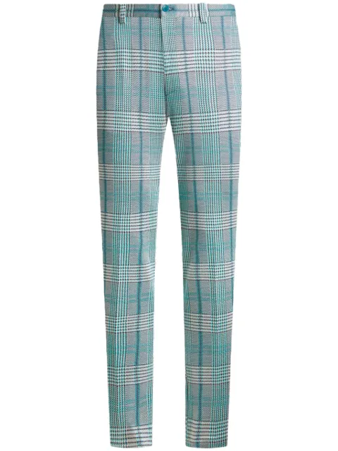 ETRO Glen trousers Blue MREA0005AJ270
