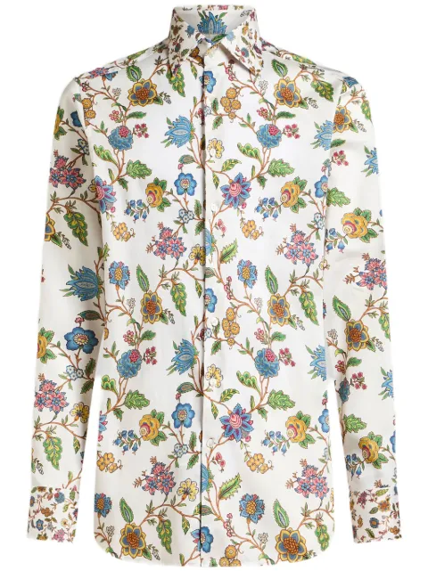 ETRO floral-print shirt White MRIB0025AV611