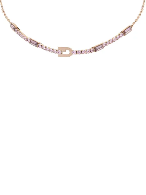 Furla embellished chain necklace Pink FJ2002NTU