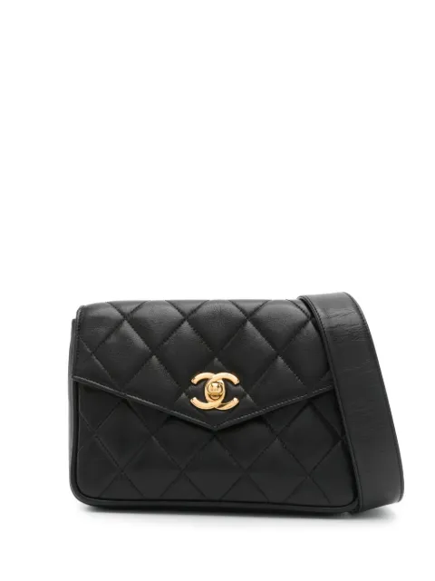 CHANEL Pre-Owned 1991-1994s matelassé belt bag Black CH4800GB
