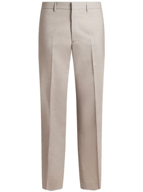 ETRO pressed-crease trousers Neutrals MRED001499TUBM6