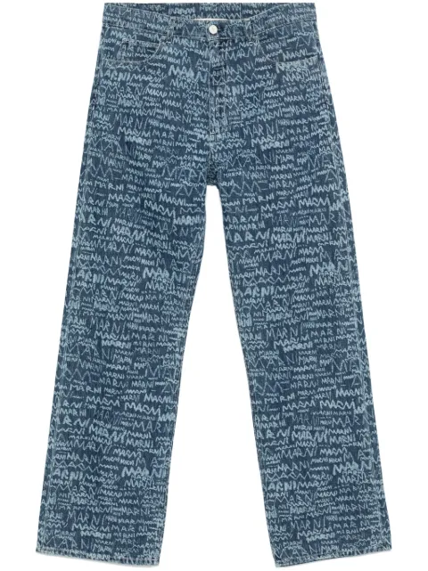 Marni lasered jeans Blue PUJU0021A2USCX38