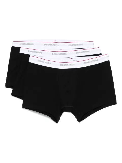 DSQUARED2 logo-waistband boxers (pack of three) Black DCX31006000113