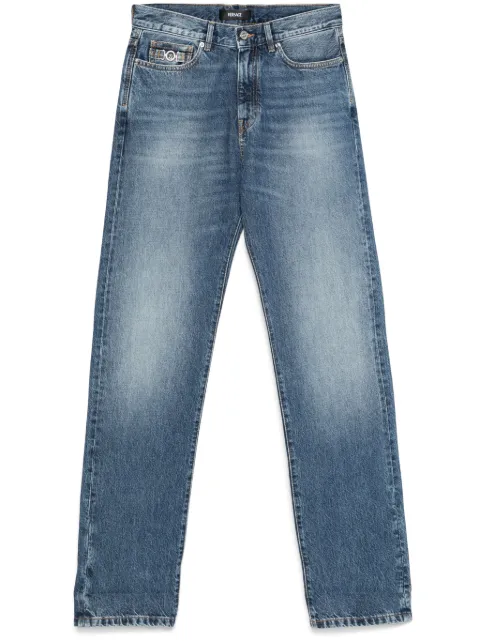 Versace Barocco-detail jeans Blue 10180131A12886