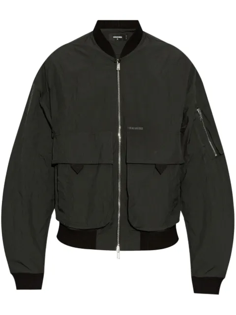 DSQUARED2 logo bomber jacket Black S74AM1568S78520