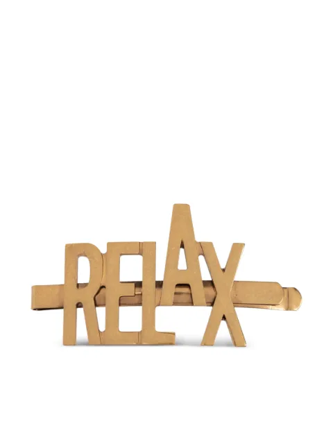 Moschino Relax hair clip Gold 25171A91298406