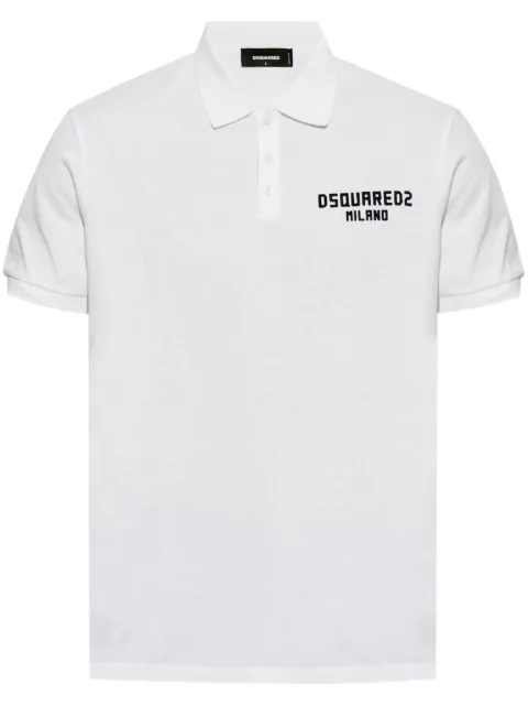 DSQUARED2 cotton polo shirt White S74GL0086S22743