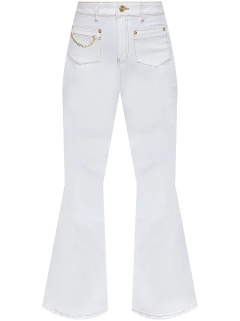 GANNI flared jeans White J1659