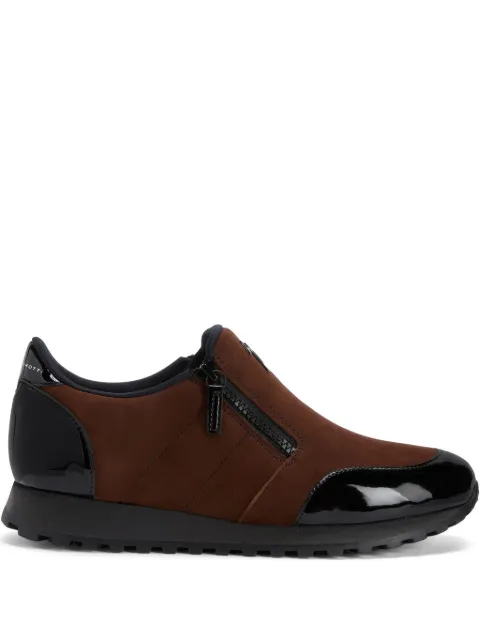 Giuseppe Zanotti Ilde Run double-zip low-top sneakers Brown IU10058K03