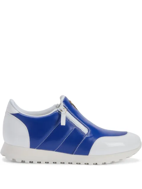 Giuseppe Zanotti Ilde Run double-zip low-top sneakers Blue IU10058K20