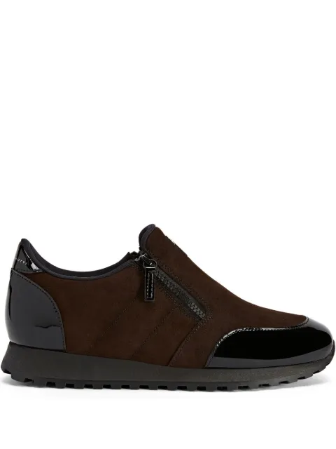 Giuseppe Zanotti Ilde Run double-zip low-top sneakers Brown IU10058K02