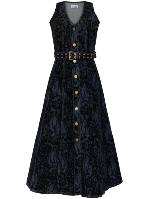 GANNI Ganni dress Blue J1614