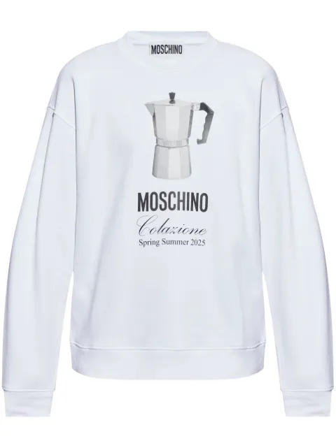 Moschino printed sweatshirt White 251ZZA17060228