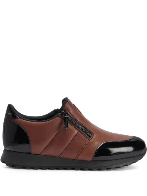 Giuseppe Zanotti Ilde Run double-zip low-top sneakers Brown IU10058K07