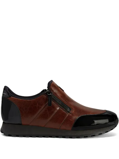 Giuseppe Zanotti Ilde Run double-zip low-top sneakers Brown IU10058K17