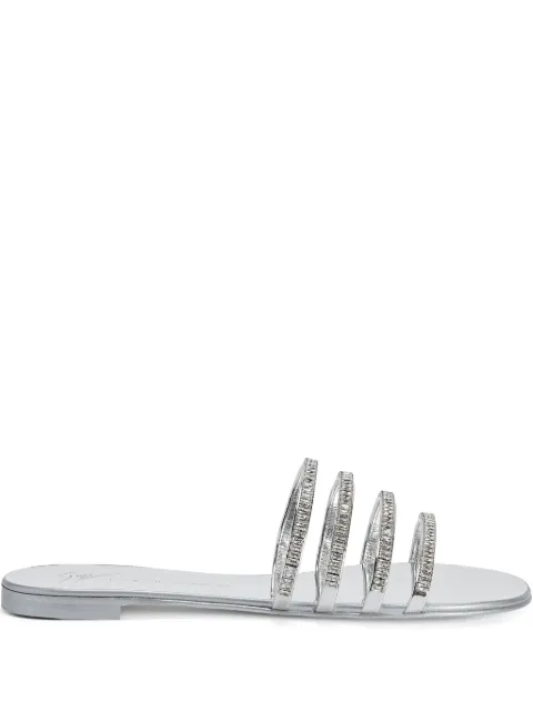 Giuseppe Zanotti Iride crystal embellished sandals Silver E200003011