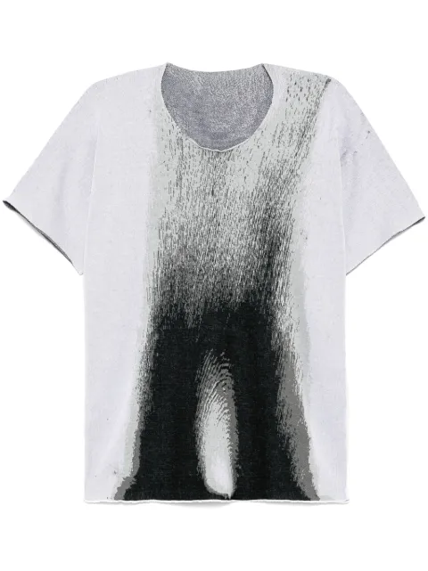 Label Under Construction graphic-print T-shirt Grey YTS245ZER4ZE