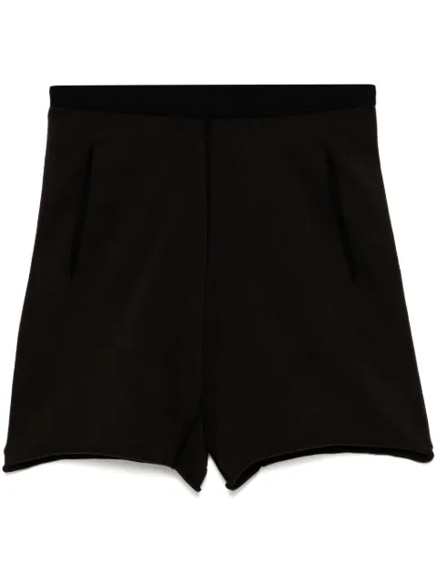 Label Under Construction seam shorts Brown YMPN190ZE3BLKDB