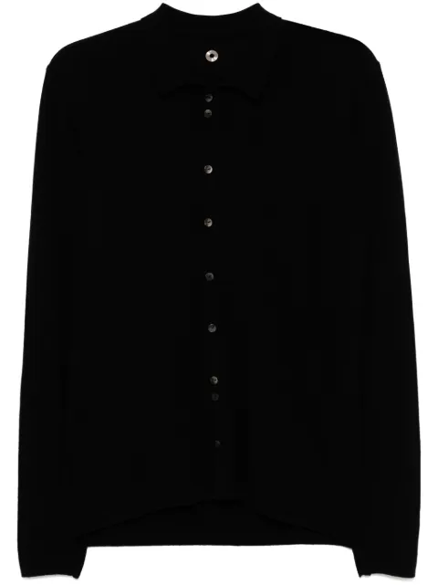 Label Under Construction knitted shirt Black YMSW112CAS1