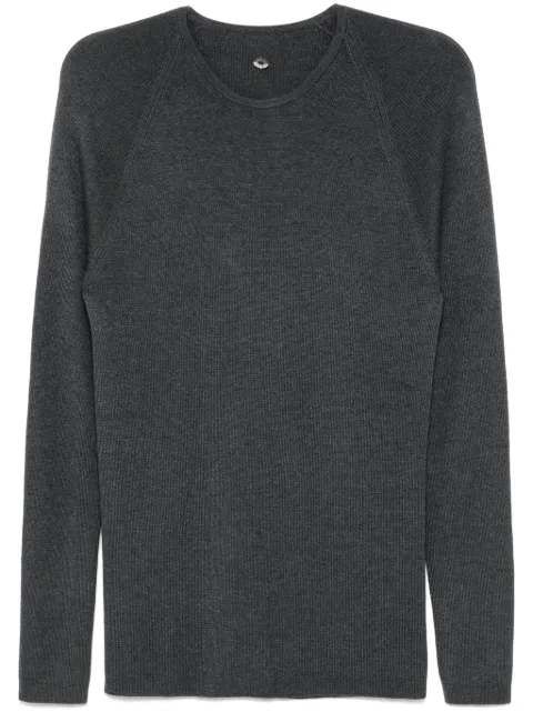 Label Under Construction crew-neck T-shirt Grey YSW216GOL2MG
