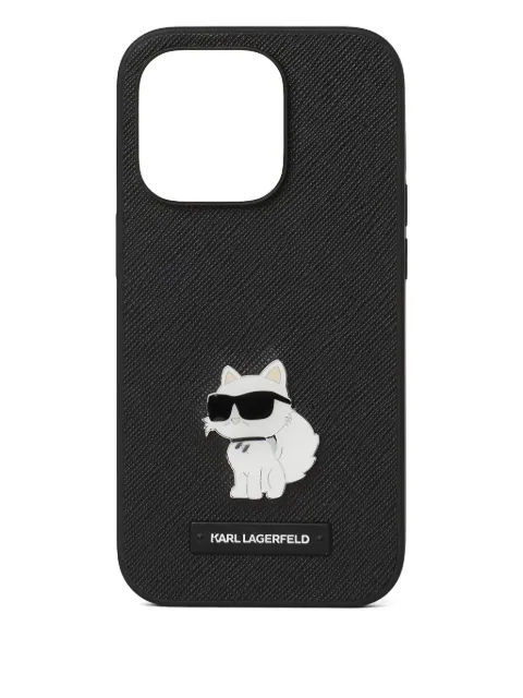 Karl Lagerfeld Choupette iPhone 16 Pro Max case Black CG240060999