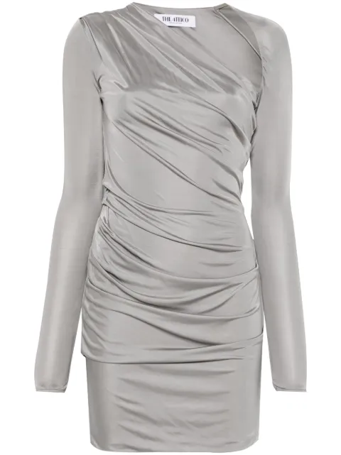 The Attico draped mini dress Grey 250WCA00382VVV090AA