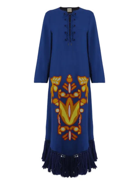 PAULA Onyx Estate maxi dress Blue ONYX4