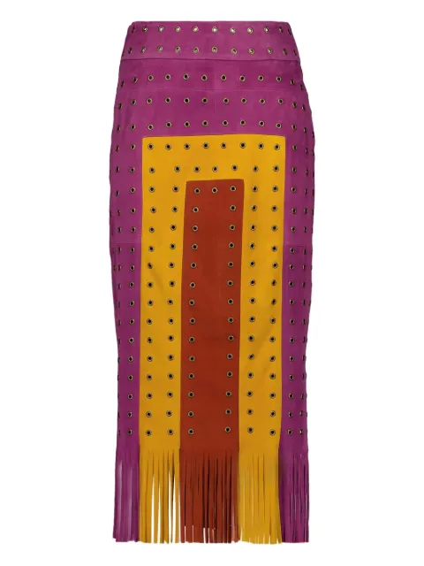 PAULA Campfire midi skirt Purple CAMPFIRE