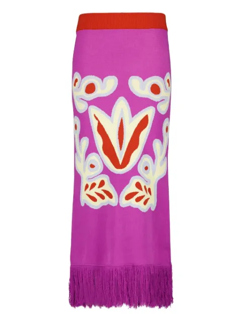 PAULA Turner Bellflower maxi skirt Pink TURNER3