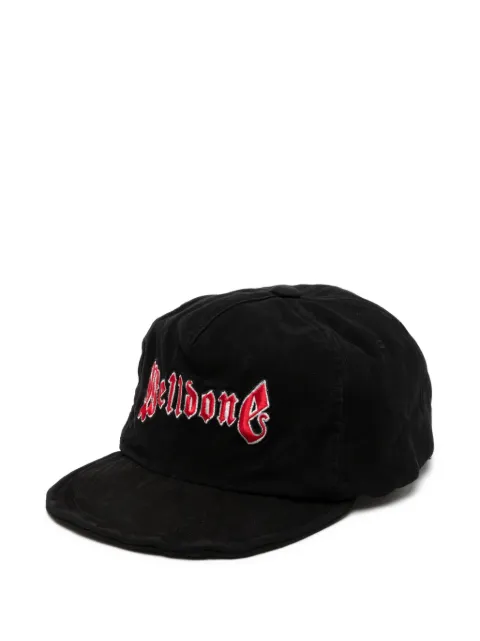 We11done logo-embroidered cap Black WDAH025420UBK
