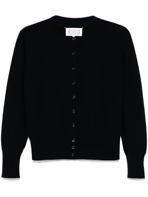 Maison Margiela button fastening cardigan Blue S51HP0016M13090