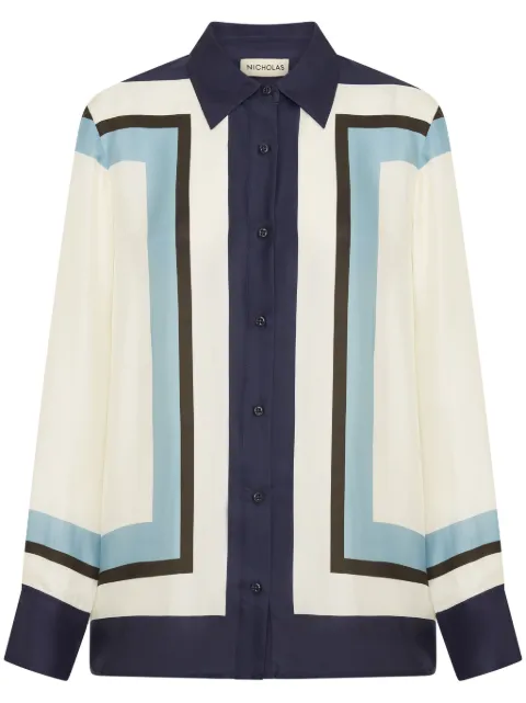 Nicholas Iris shirt White R25T1865PS