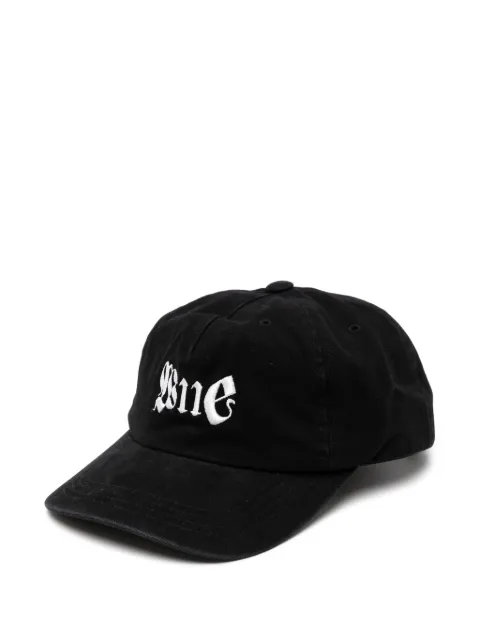 We11done logo-embroidered cap Black WDAH025414UBK