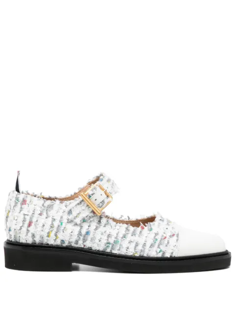 Thom Browne buckle fastening shoes Grey FFG004CF0801