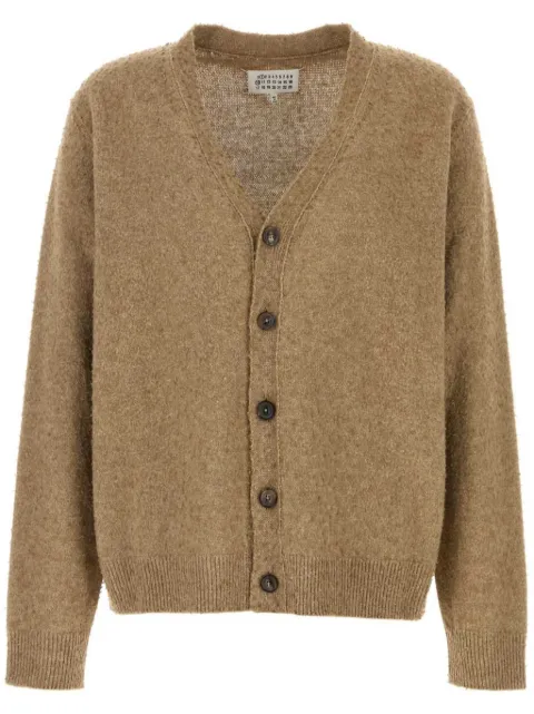 Maison Margiela mélange-effect cardigan Brown S50HP0019M13108