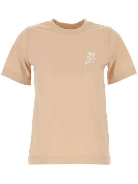 Burberry floral-print T-shirt Orange 8102707