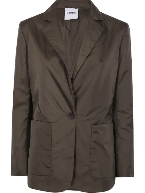 ASPESI peak lapels blazer Green NN5387961