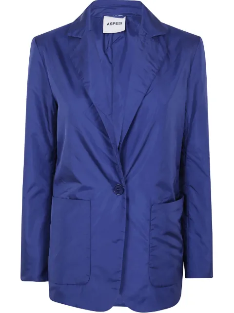 ASPESI single-breasted jacket Blue S5NN5387961