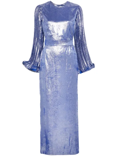 Baruni Catmint maxi dress Blue SS2531RB