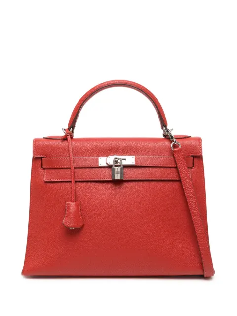 Hermès Pre-Owned Kelly 32 PHW bag Red CSRP8142R