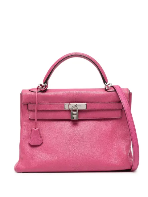 Hermès Pre-Owned Kelly 32 PHW bag Pink CSRP8144R