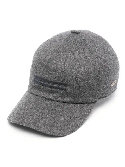 Zegna cashmere baseball cap Grey Z8I09HA8B8D