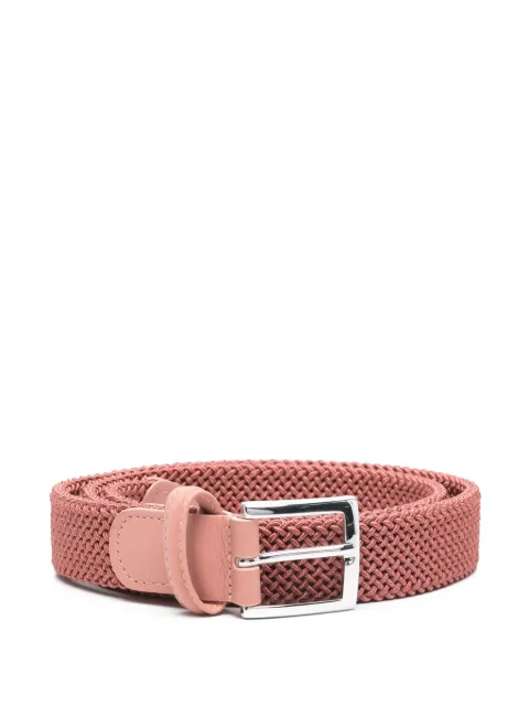 Kiton woven belt Pink USC3688N0115412002