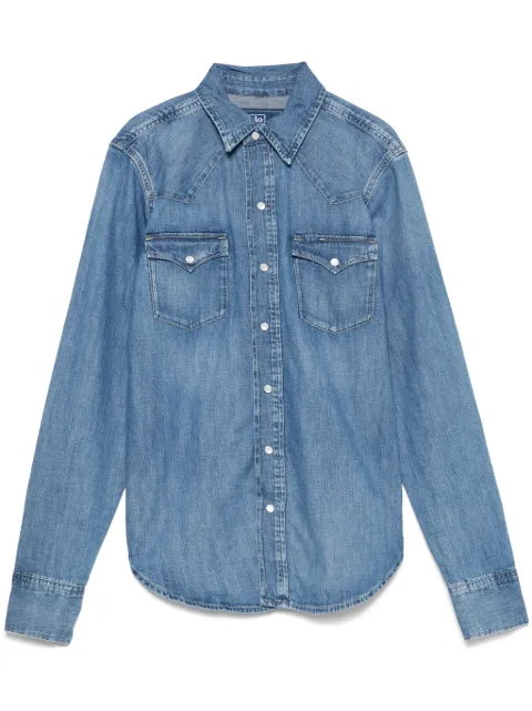 Polo Ralph Lauren western-style snap-button shirt Blue 211969402001
