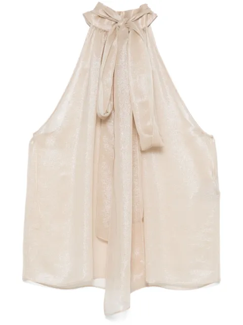 TOM FORD pussy-bow collar blouse Neutrals CA3291FAX1408