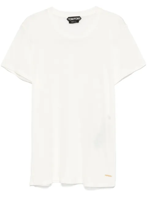 TOM FORD slub cotton T-shirt White TSJ567JEX139