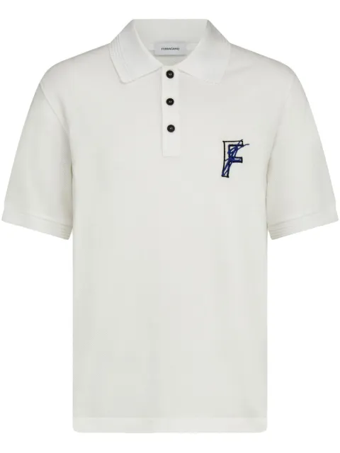 Ferragamo cotton polo shirt White 783745
