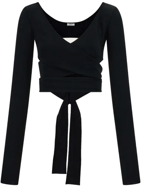 Ferragamo Cache-Coeur sweater Black 113442782986