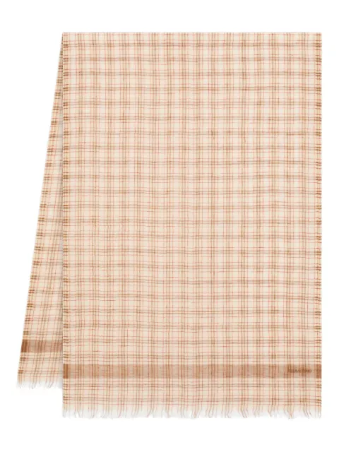Ferragamo tartan scarf Neutrals 783404